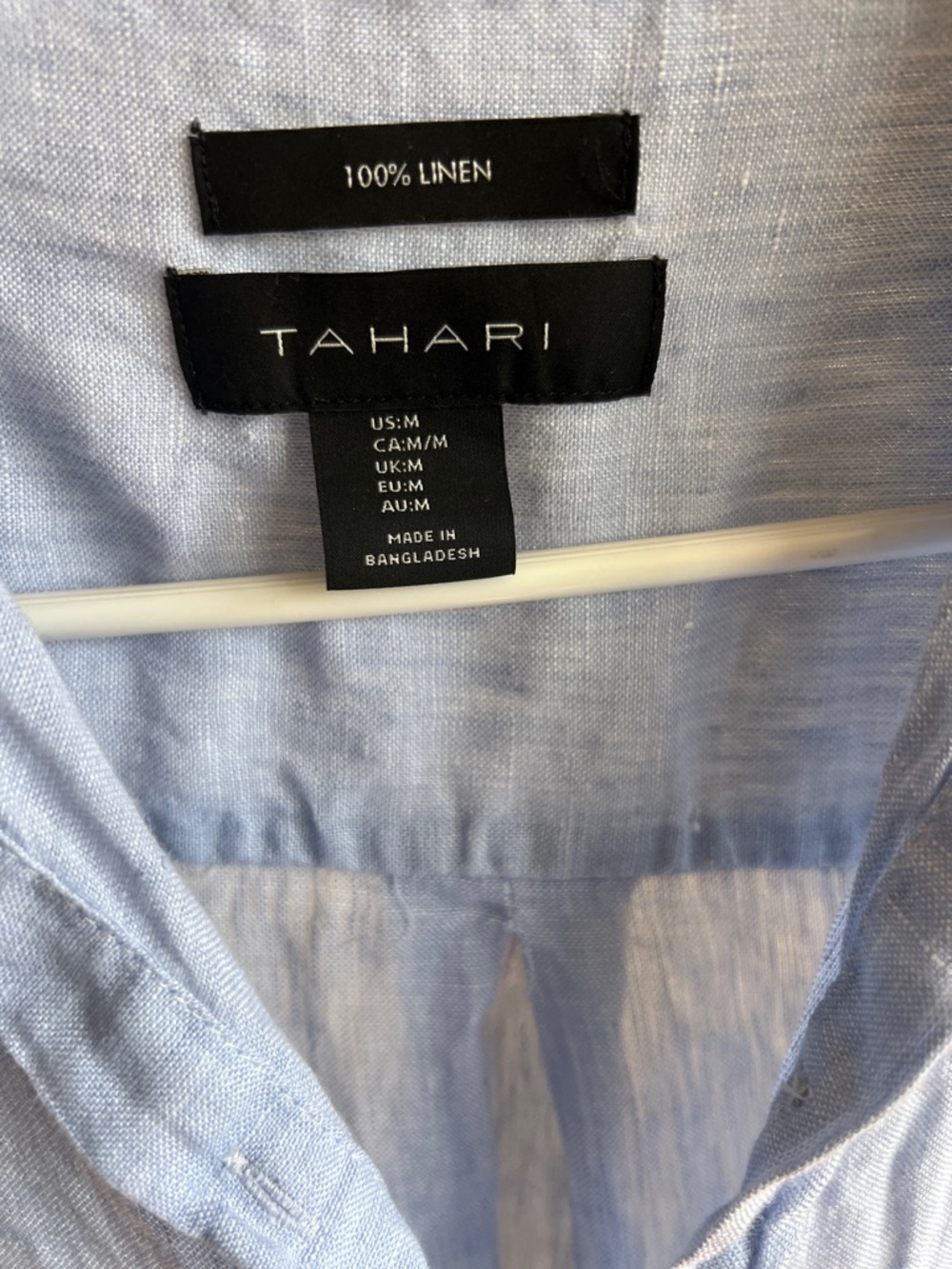 Tahari Linen Button Down Shirt - Picture 2 of 3
